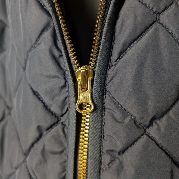 Old Navy Women's Small Blue Quilted Vest Lightweight Zipper Pockets Like New - Picture 10 of 10